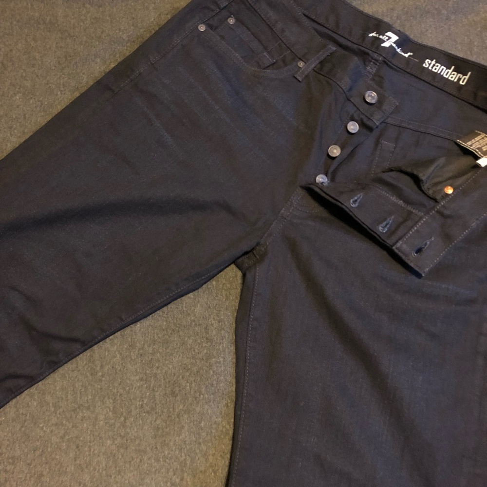 7 For All Mankind Dark Blue wash. Size 33